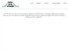 Tablet Screenshot of infoprostudio.com